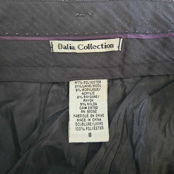 🌞 Dalia Collection Gray Dress Pants - Wool blend - Picture 2 of 7